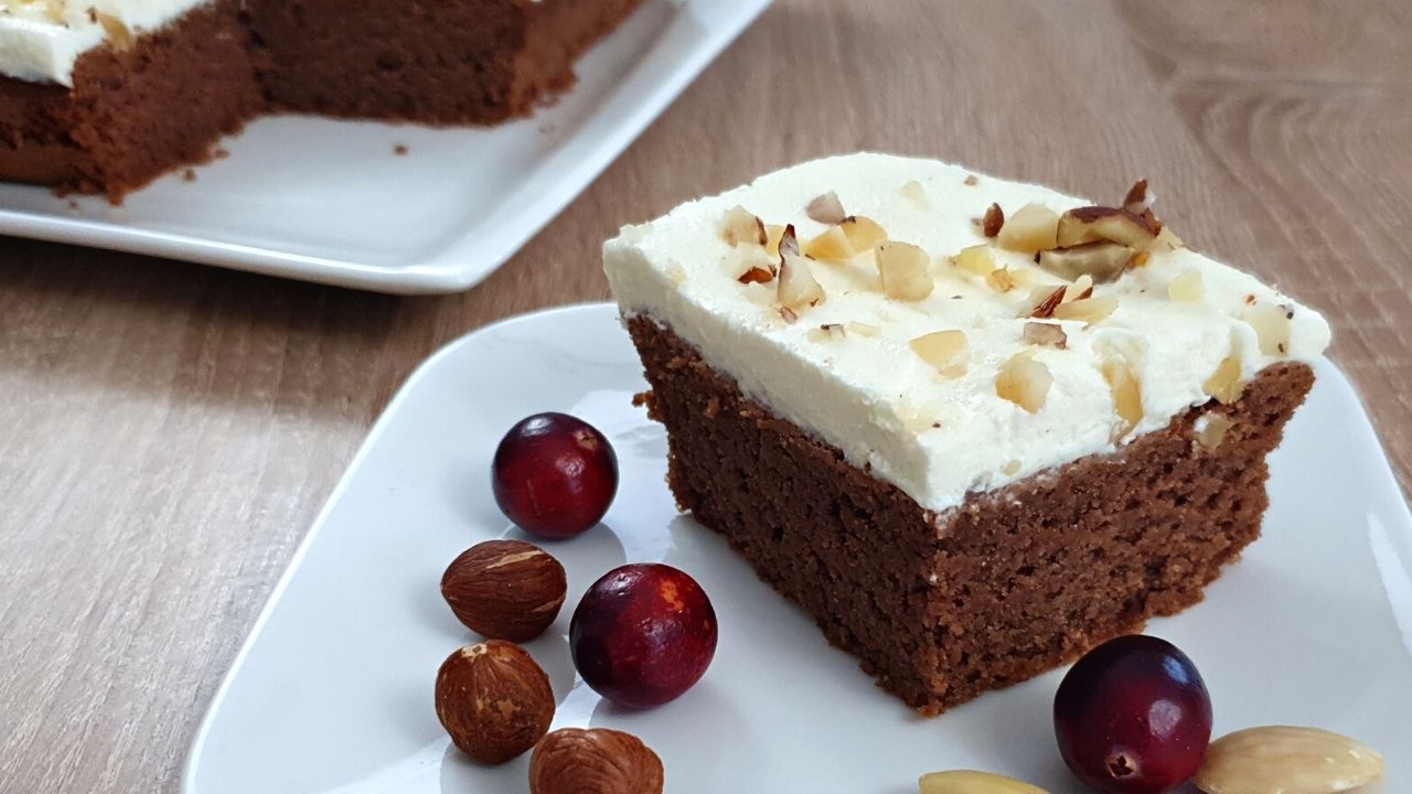 You are currently viewing ŚWIĄTECZNY PIERNIK z kremową polewą