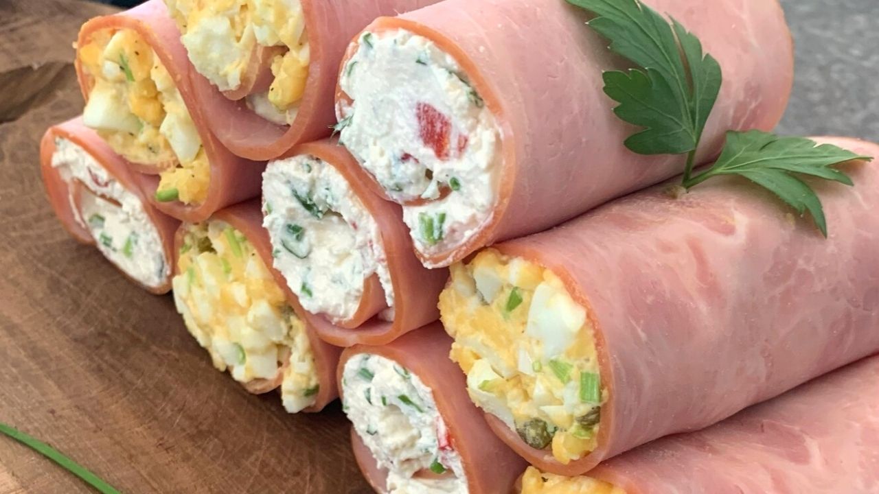 ROLADKI Z SZYNKI NA 2 SPOSOBY