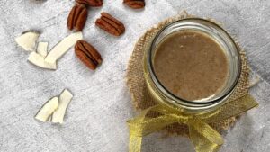 Read more about the article Pyszny krem z orzechów pecan i kokosa | KETO masło orzechowe