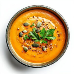 krem z dyni i pomidora