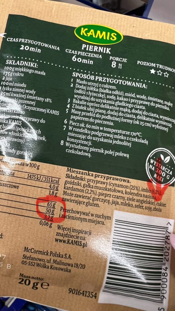 przyprawa do piernika