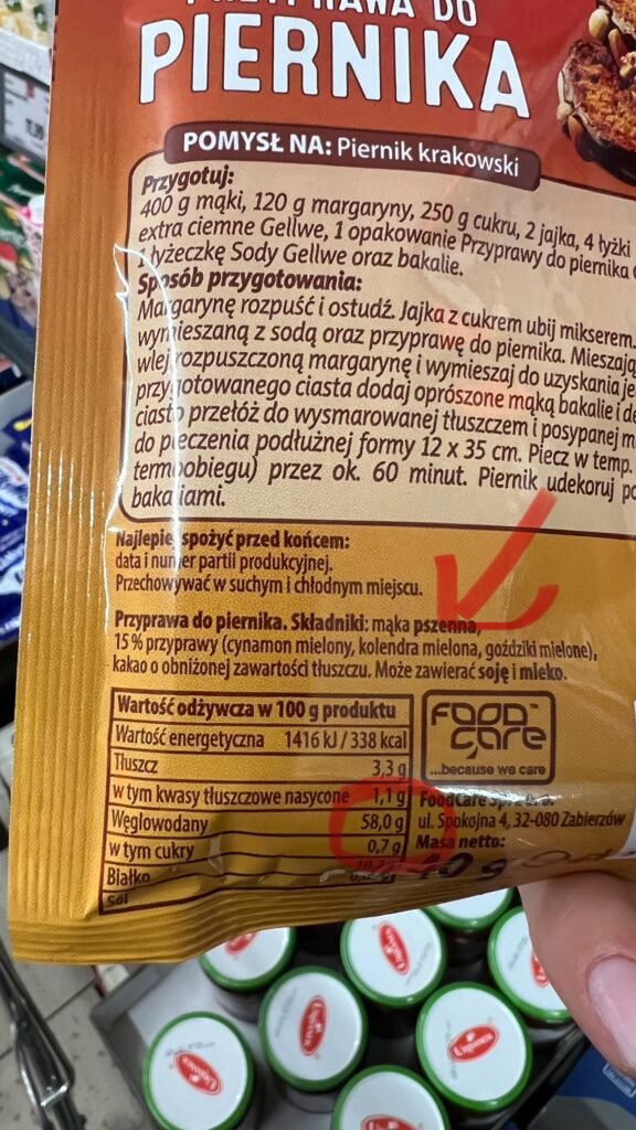 przyprawa do piernika