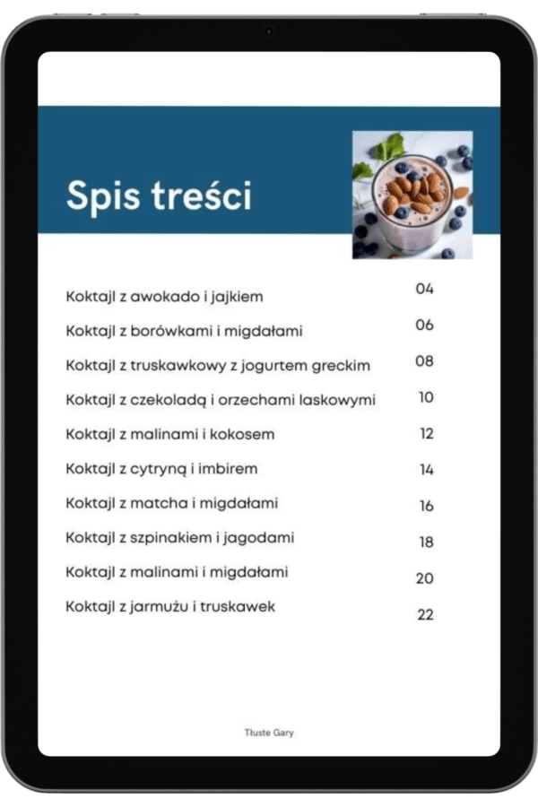 spis tresci