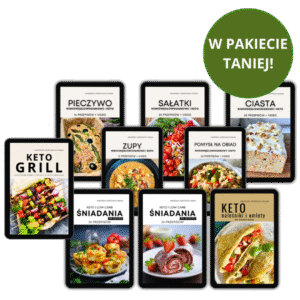 PAKIET 9 Ebooków z przepisami Keto i Low Carb