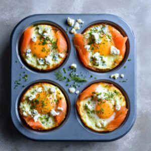 Muffinki z łososiem