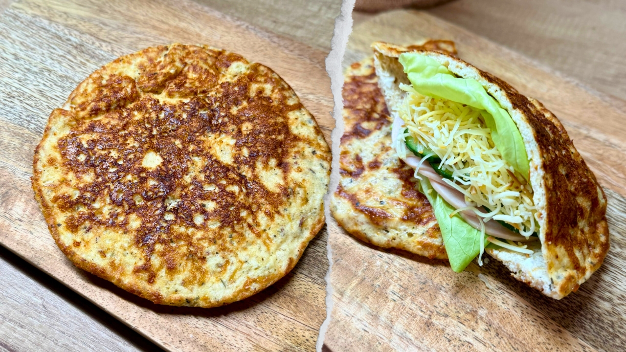 You are currently viewing Nie masz piekarnika? Zrób ten chlebek LOW CARB na patelni