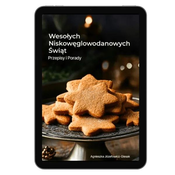 Okładka e-booka Wesołych Niskowęglowodanowych Świąt. Przepisy i porady